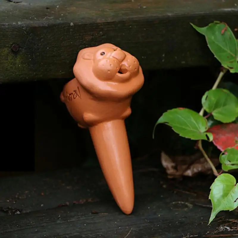 

Ceramic Plants Animal Shape Self Watering Device Automatic Drip Irrigation System Garden Watering Tool Water Seepage Lazy Person
