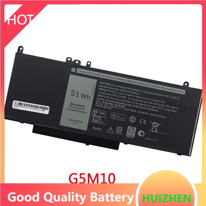 

New Laptop Battery for Dell E5250 E5450 E5550 E5270 E5470 G5M10 R9XM9