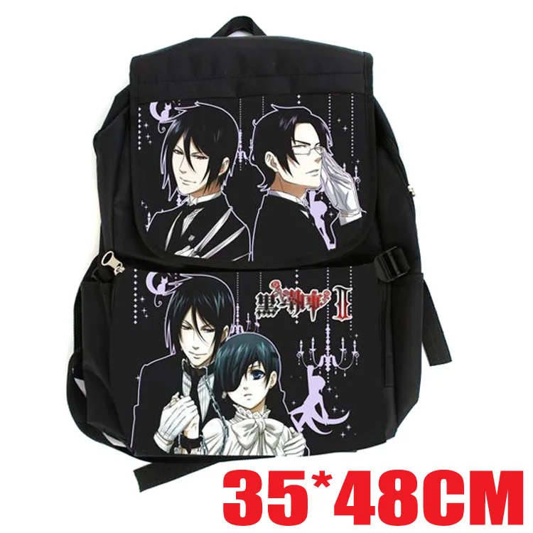 

Black Butler 23049 Fashion Anime Backpacks Rucksacks Cartoon Backpack Casual Bags Travel Unisex Birthday Gift