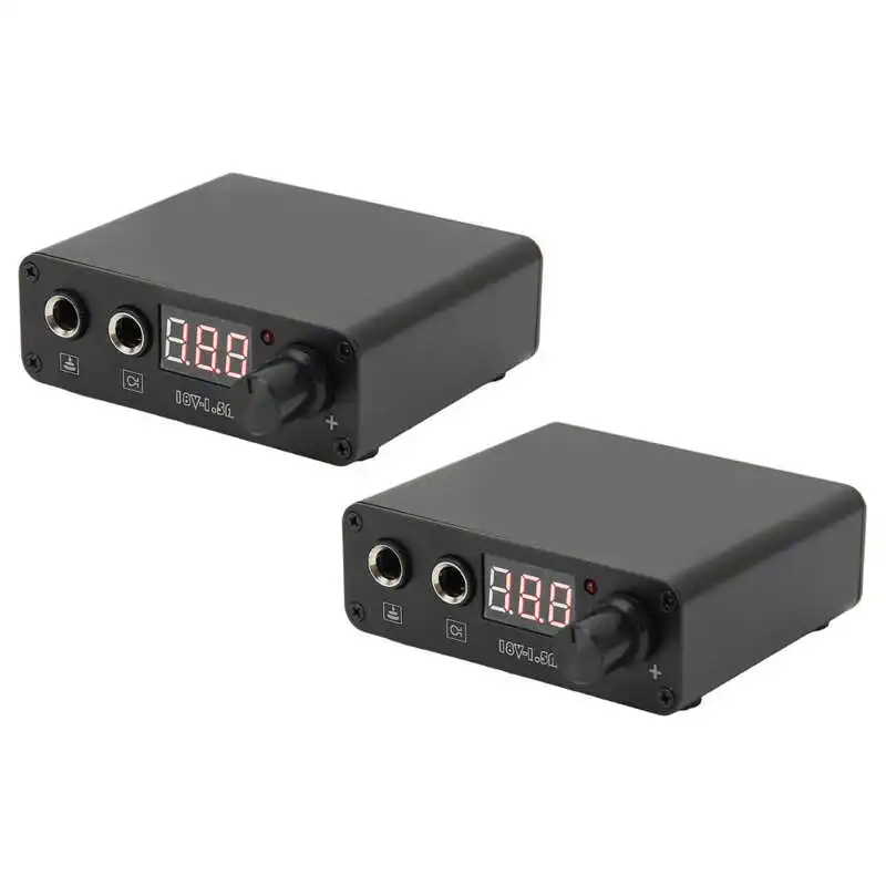 

Tattoo Power Supply Compact Tattoo Machine Power Supply Black for Tattoo Artists