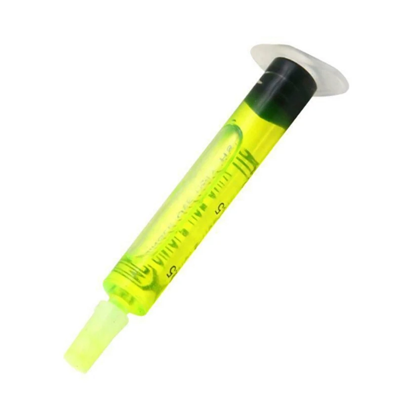 

AC Leakage Test Agent Fluorescent Dye Syringe Type 2.5ml High Concentration Auto Air Conditioner Leak Detector