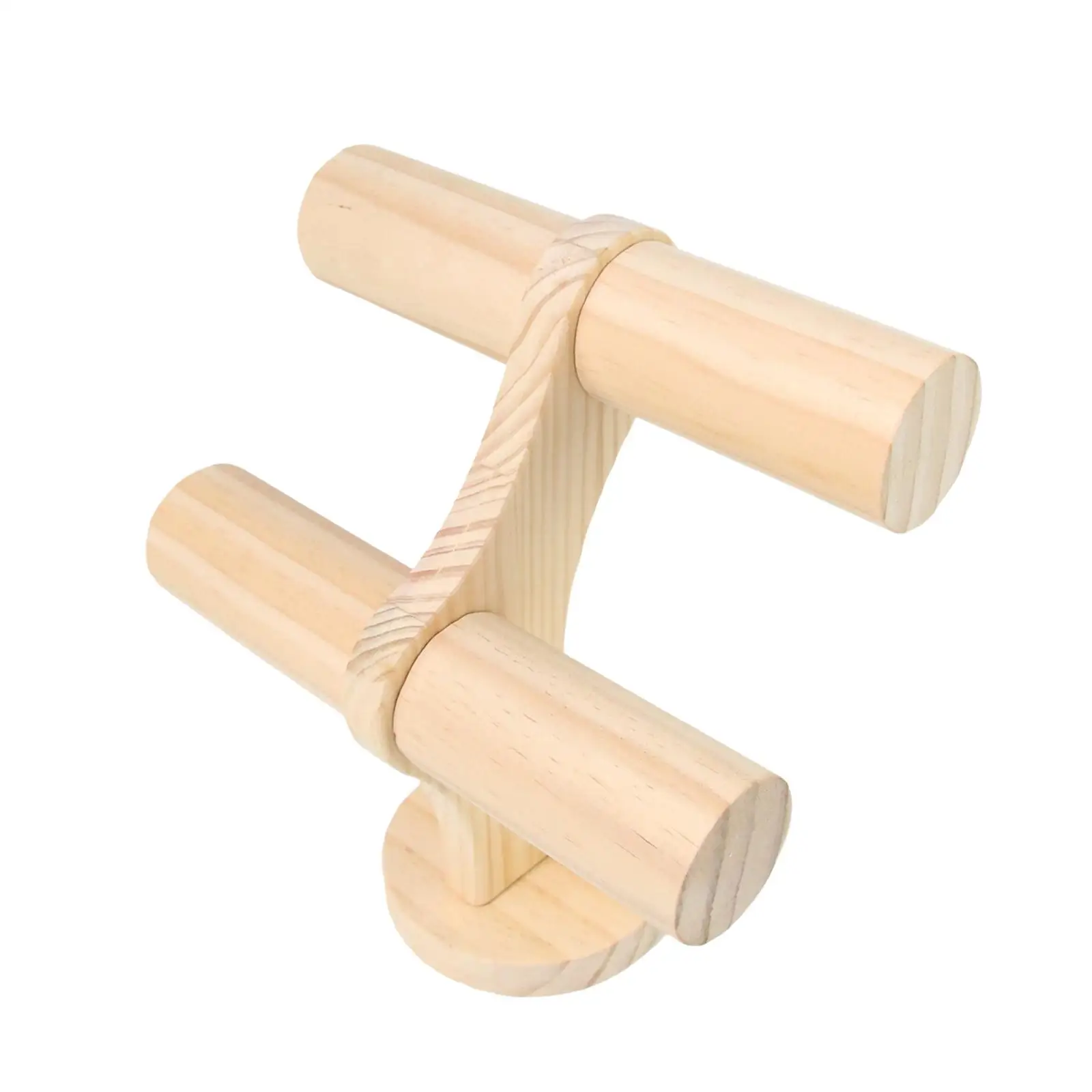 

2 Tiers Wooden Jewelry Display Stand Table Top Necklace Jewelry Stand Rack Organizer Storage for Rings Pendants Necklace Display