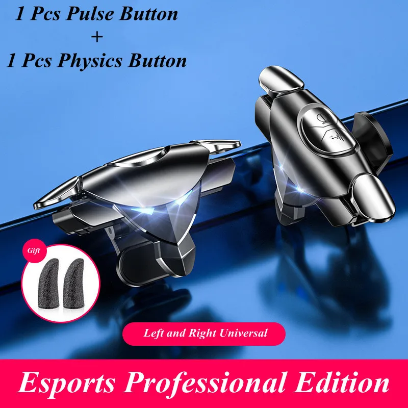 

Геймпад G7 для смартфонов, триггер для PUBG, цель, стрельба, Джойстики L1 R1, кнопка из сплава для игрового контроллера IPhone, Android