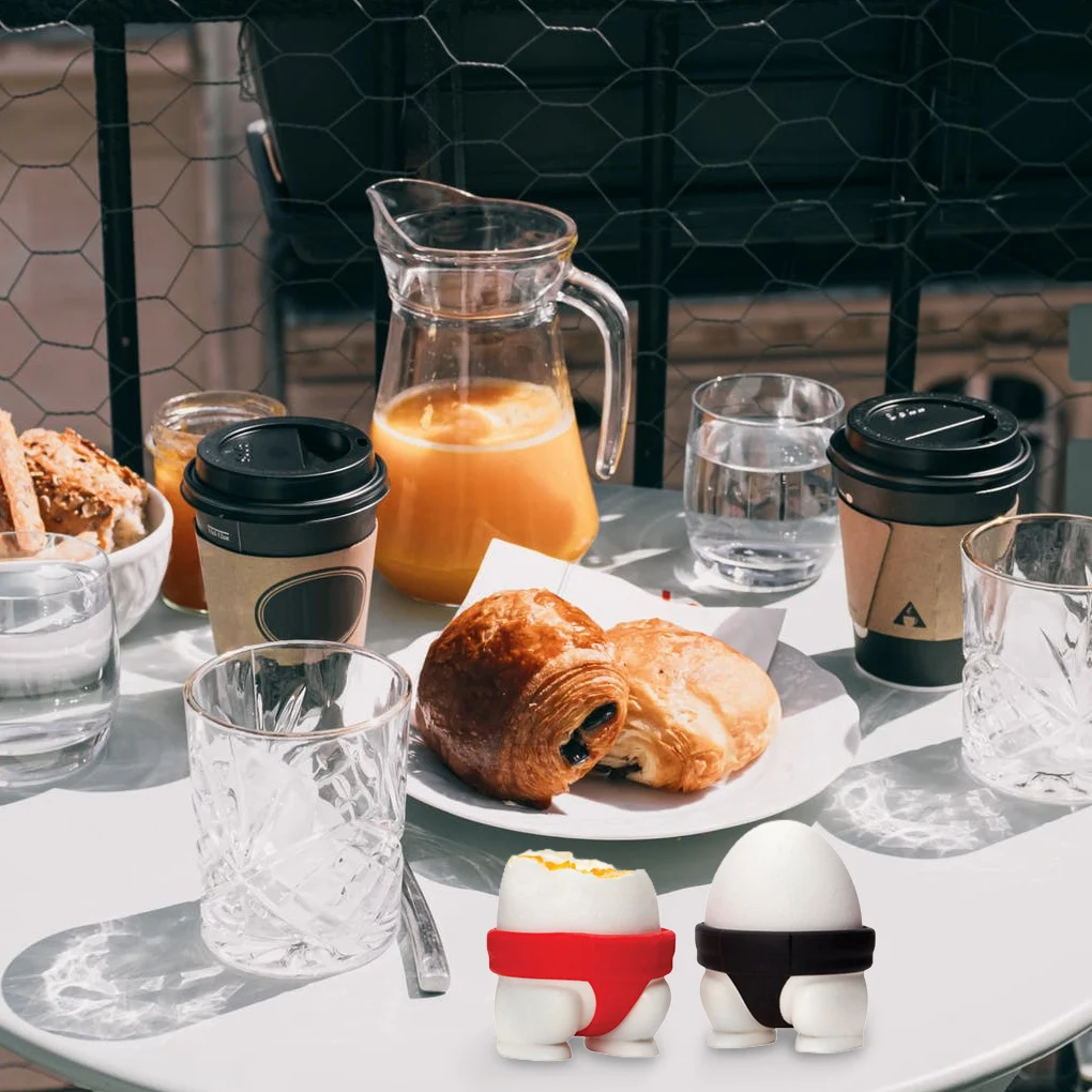 Силиконовая чашка для яиц многоразовый держатель декор ресторана забавная Милая