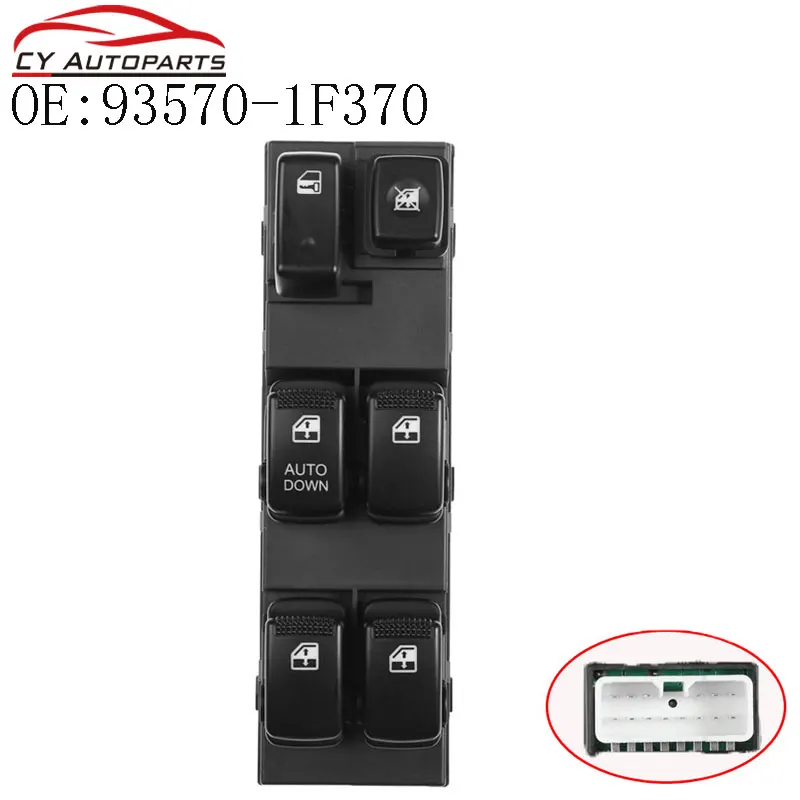 

93570-1F370 935701F370 Новый переключатель переднего левого стекла для Kia Sportage 2005-2010