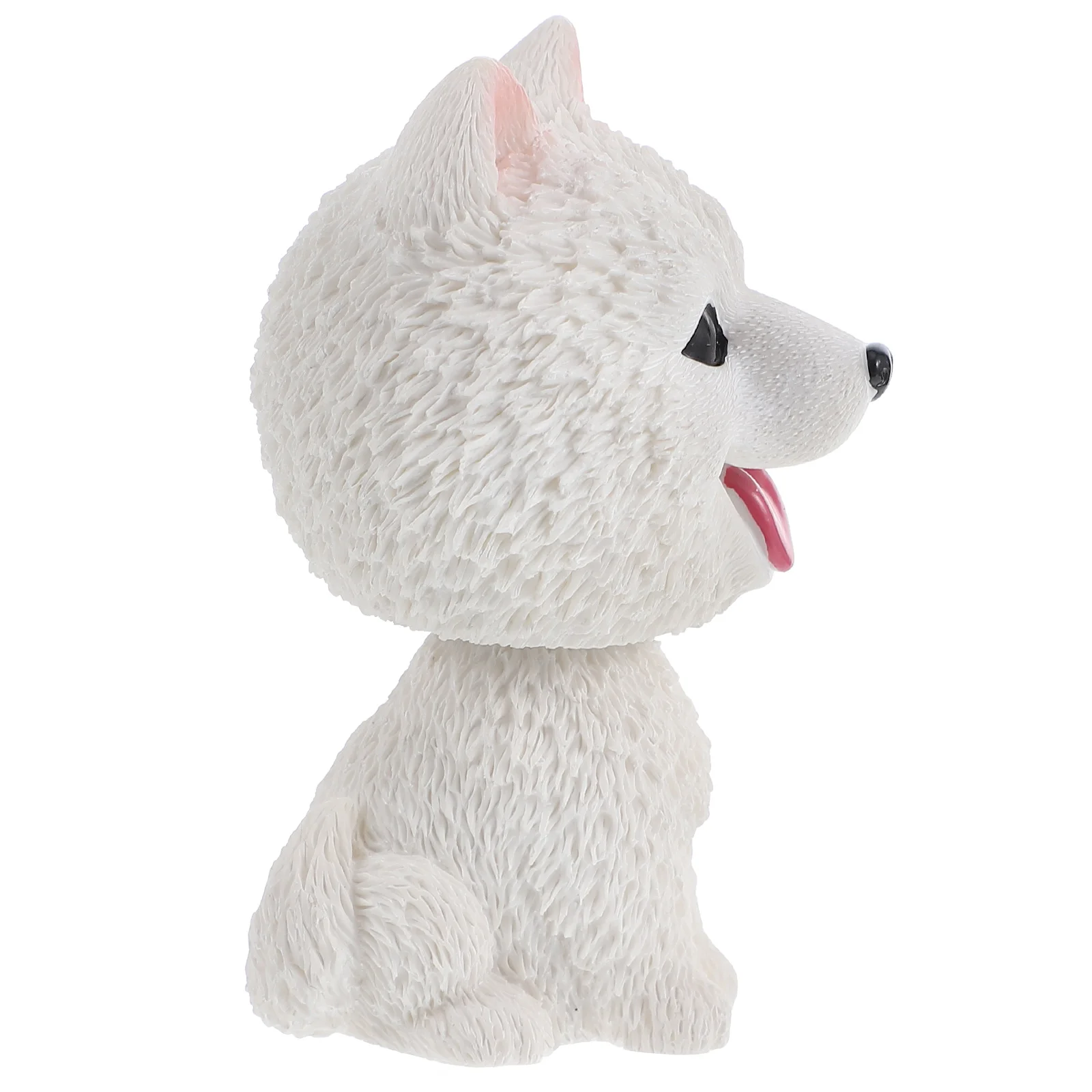 

Car Dashboard Shaking Resin Figurines Statue Car Interior ( Samoyed )
