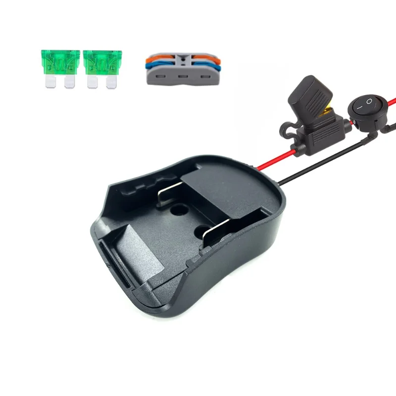 

For Makita Power Wheel Adapter 18V Lithium Battery with Switch Fuses Dock Holder DIY Battery Adapter Power Connector BL1860B