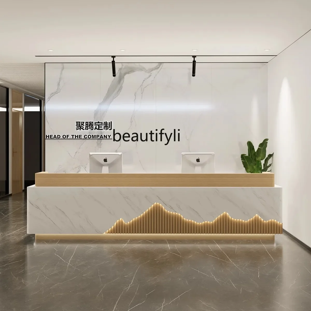 Стойка регистрации компании офис салон красоты бар касса вестибюль стойка отеля