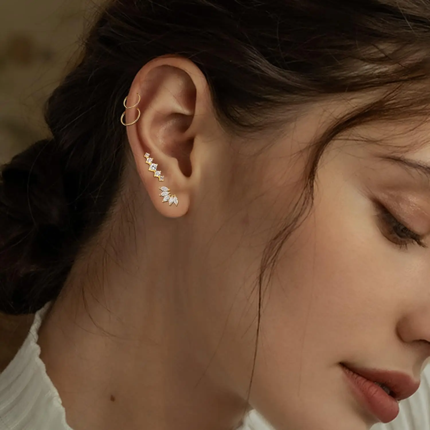 FASACCO 1 шт. пирсинг для носа из нержавеющей стали кольца губ серьги раковины