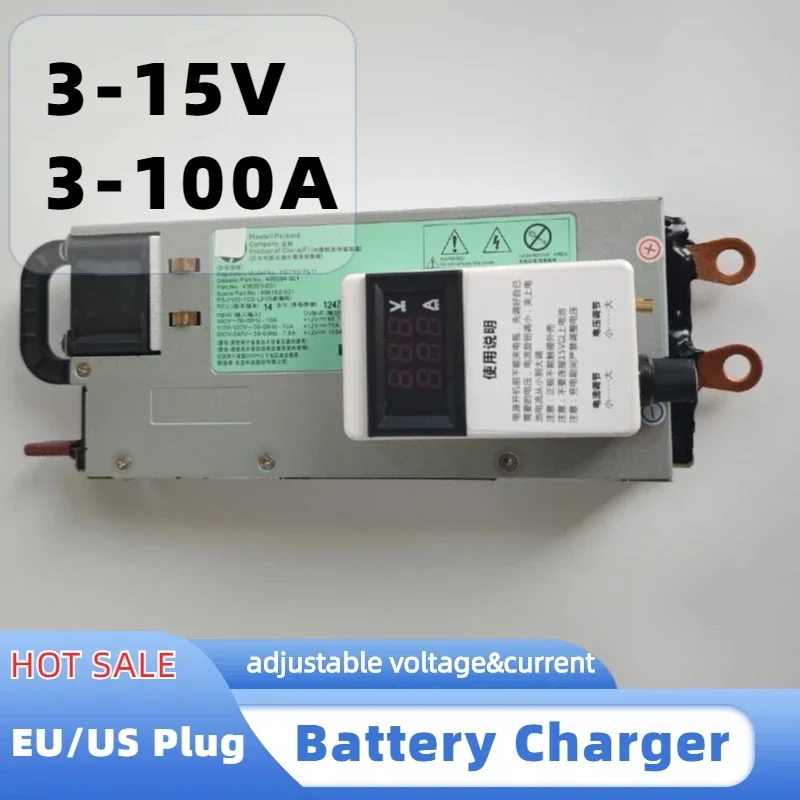 3-15V14.6V100A регулируемый источник питания для автомобильного программирования