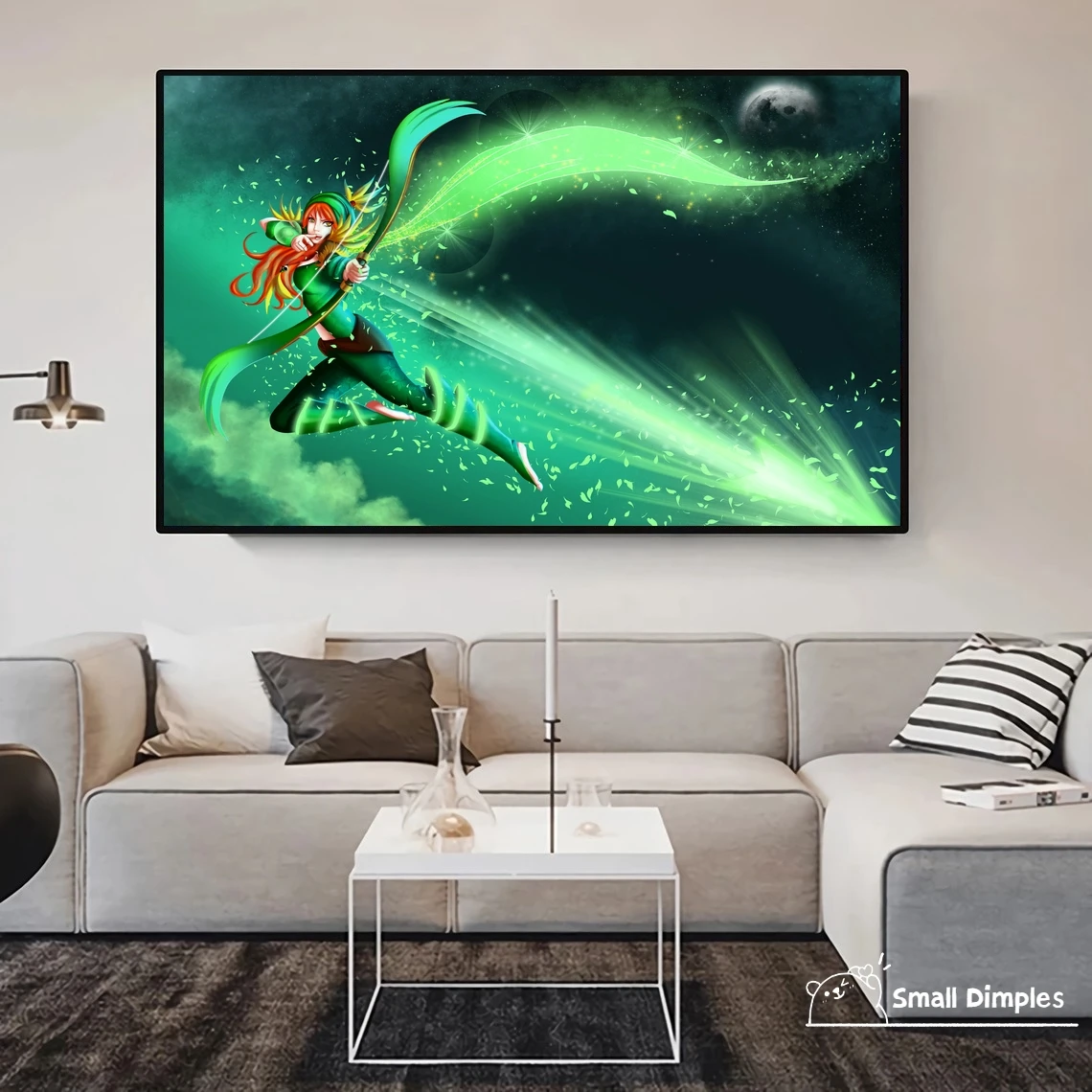 Dota 2 Game Poster Canvas Art Print Home Decoration Wall Painting ( No Frame )