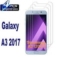 24pcs tempered glass for samsung galaxy a3 2017 screen protector glass