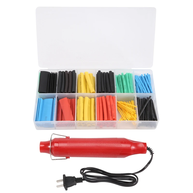 

HOT 280Pcs/Set Heat Shrink Tubing Insulation Shrinkable Tubes Assortment Electronic Polyolefin Wire Cable Sleeve Kit,US Plug