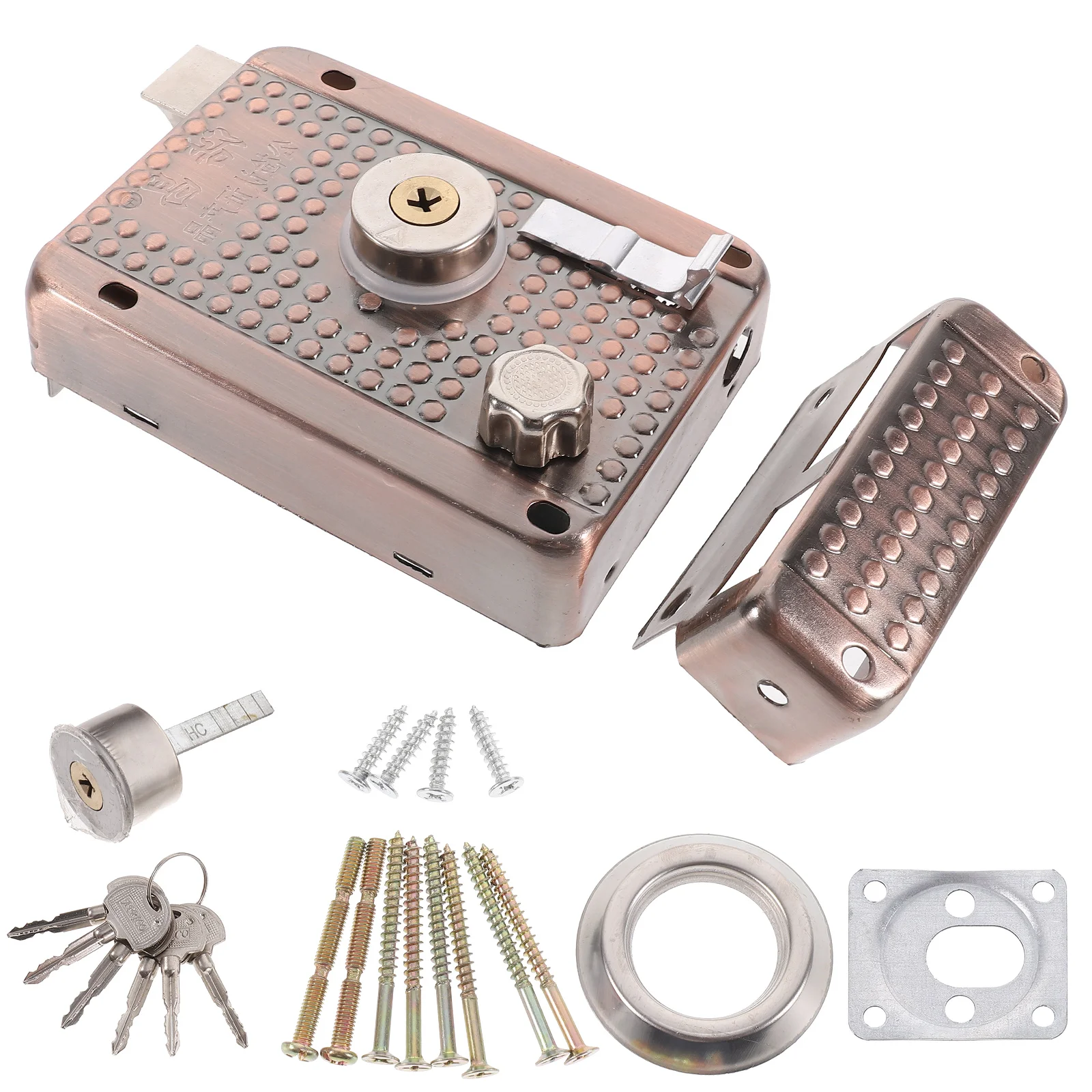 Дверной замок защелка винтажная фурнитура дверная ручка с болтовым крючком