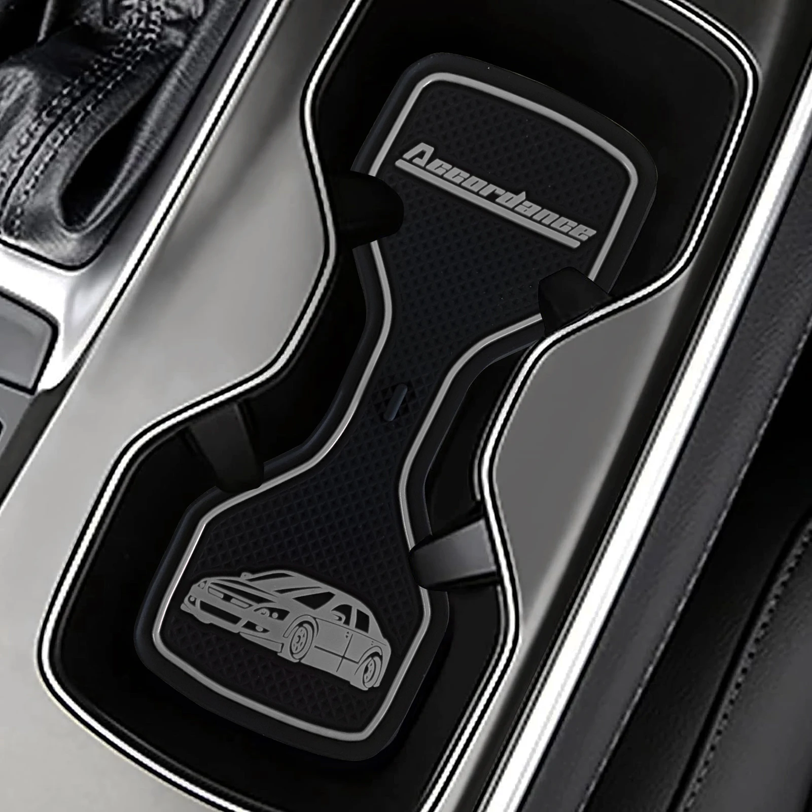 

Автомобильные чашки Coaster для Honda Accord 10 2018-2022 Противоскользящий резиновый коврик автомобильный держатель для чашки воды