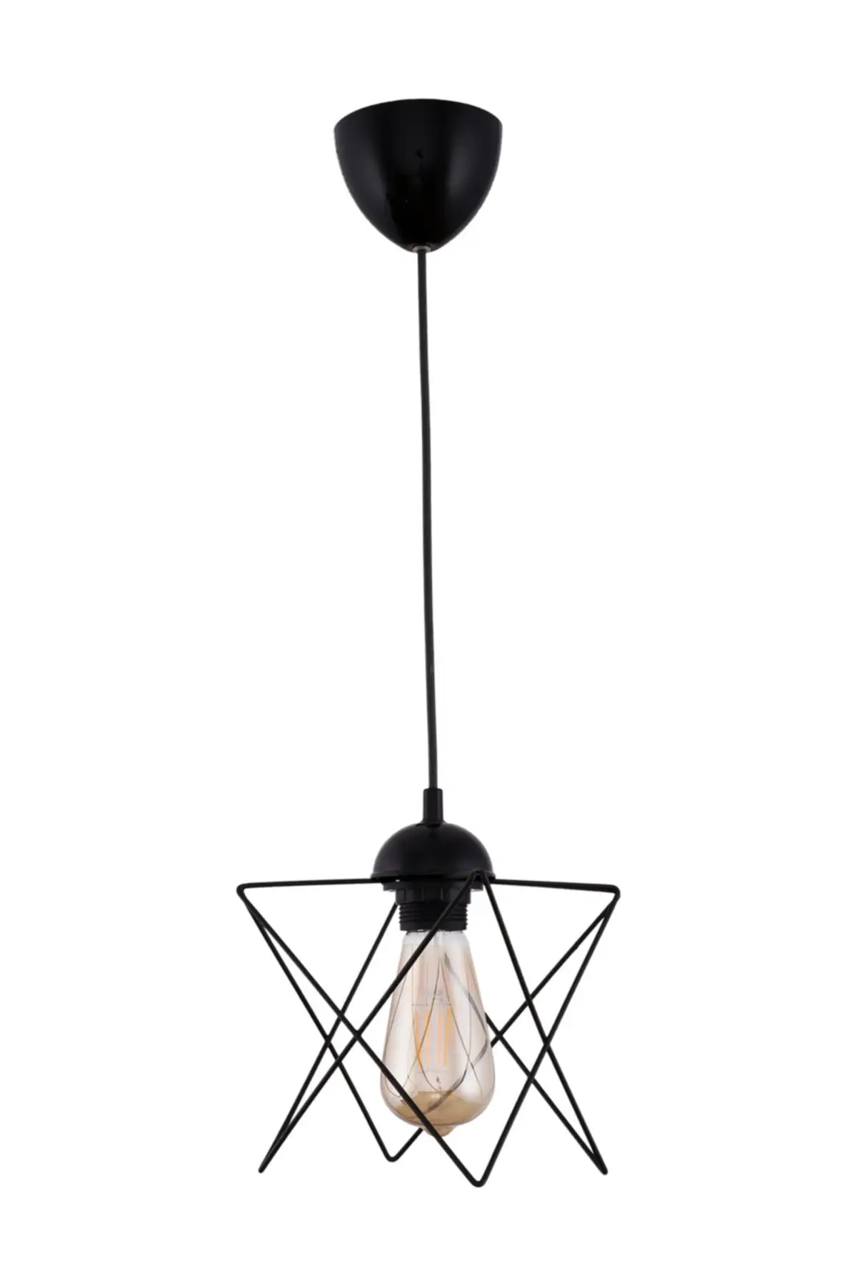 

Black Modern Pendant Chandelier Single-