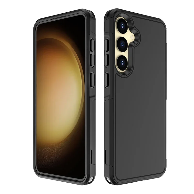 Защита от падения 2 в 1 бронированный чехол для Samsung Galaxy S24 Ultra Plus аксессуары
