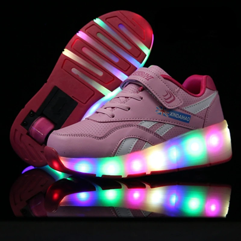 Кроссовки с невидимым переключатсветодиодный и светодиодной подсветкой зарядка
