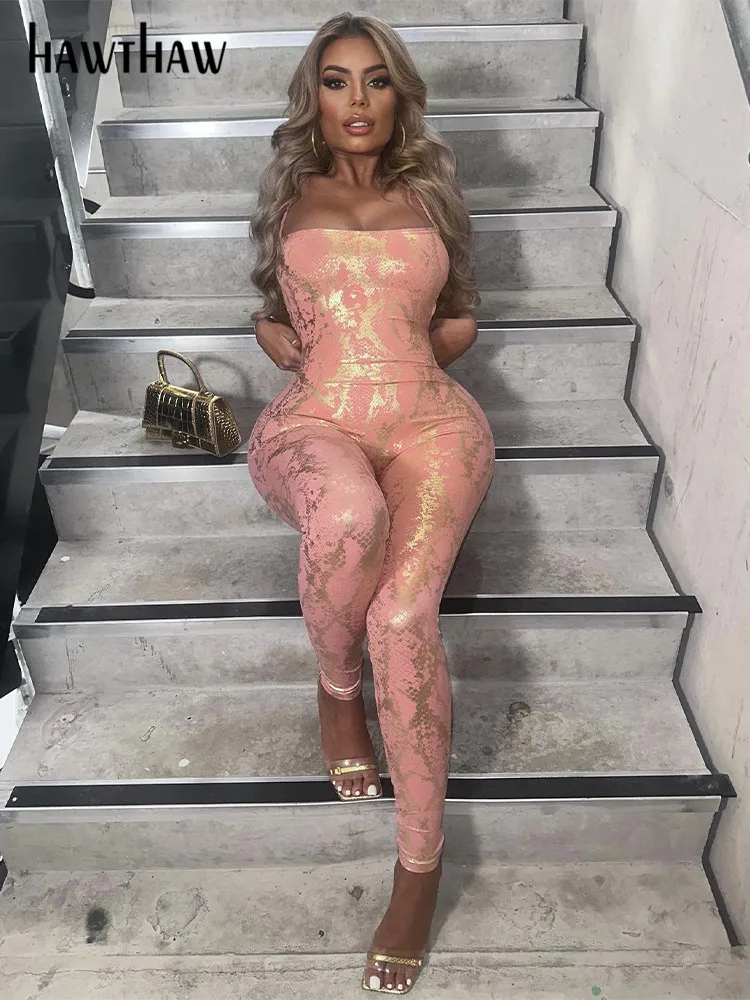 Hawthaw Женская коллекция Лето 2024 сексуальная женская одежда для клуба цельная