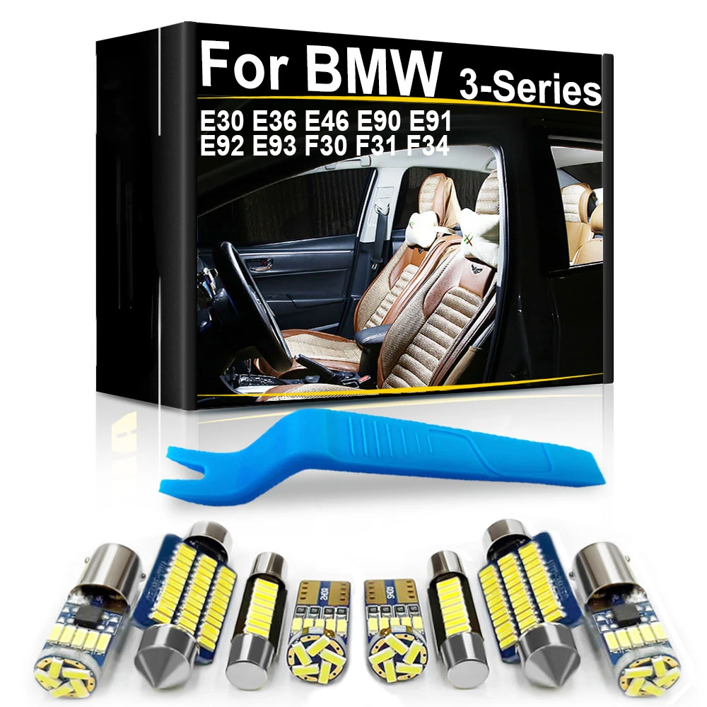Car LED Interior Light Canbus For BMW 3 Series E30 E36 E46 E90 E91 E92 E93 F30 F31 F34 320i 320d 320e Coupe Touring ABRIGHT |