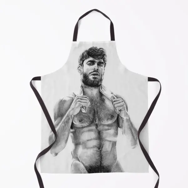 

Gay Gay Interest Musclebear Muscle Bear Gay Pride Apron Disposable Aprons For Women Men Unisex Adult Household Cleaning Apron