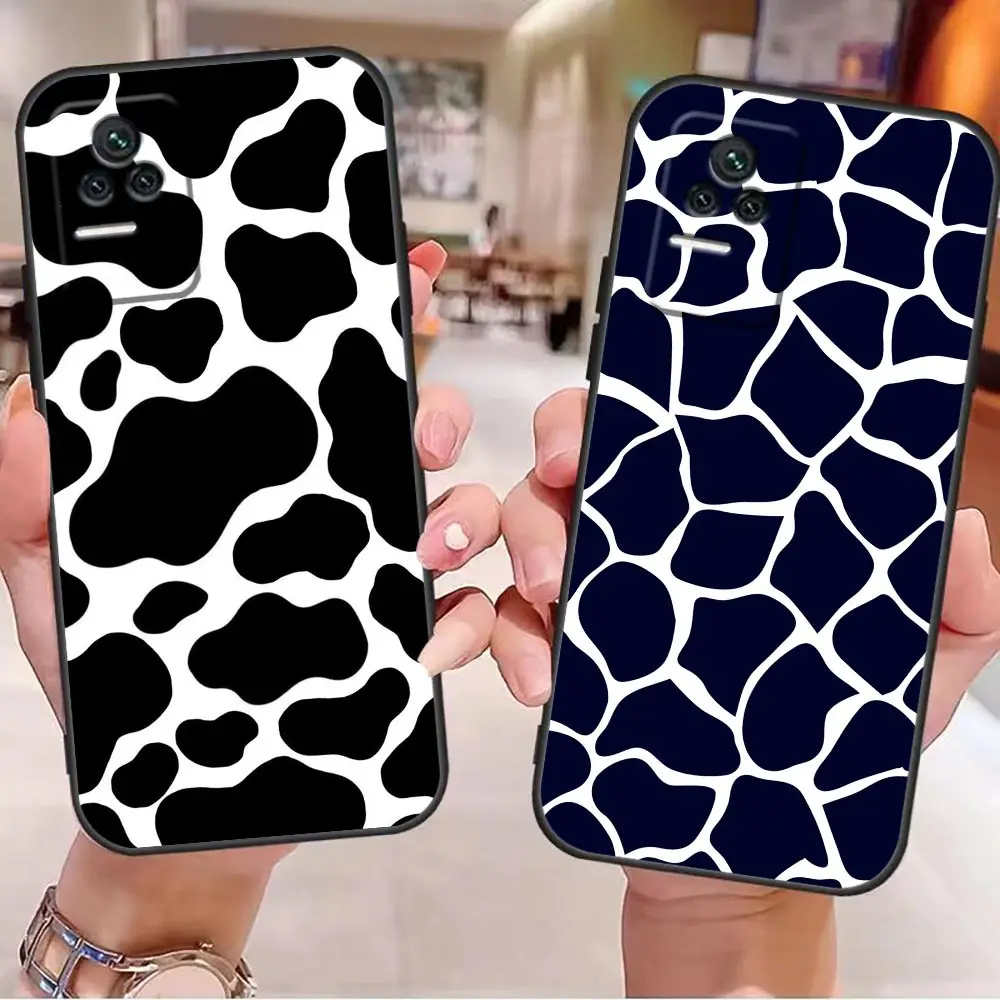 

Capa Case for Redmi K40 K40S K50 K60 7 7A 8 8A 9 9A 9C 9T 10 10C PRO PLUS Gaming Case Stylish Colorful Prints Cow Zebra Texture