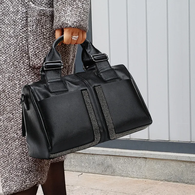 High Quality Women's Shoulder Strap Handbag Soft Fashion Handbag Black Shoulder Bag Bags for Women 2022 New Luxury Handbags