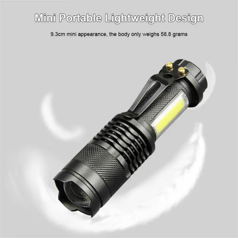 

Super Bright Mini Led Flashlight Torch Linterna Led Lanterna Zoomable Fishing Camping Bicycle Light Camping & Hiking