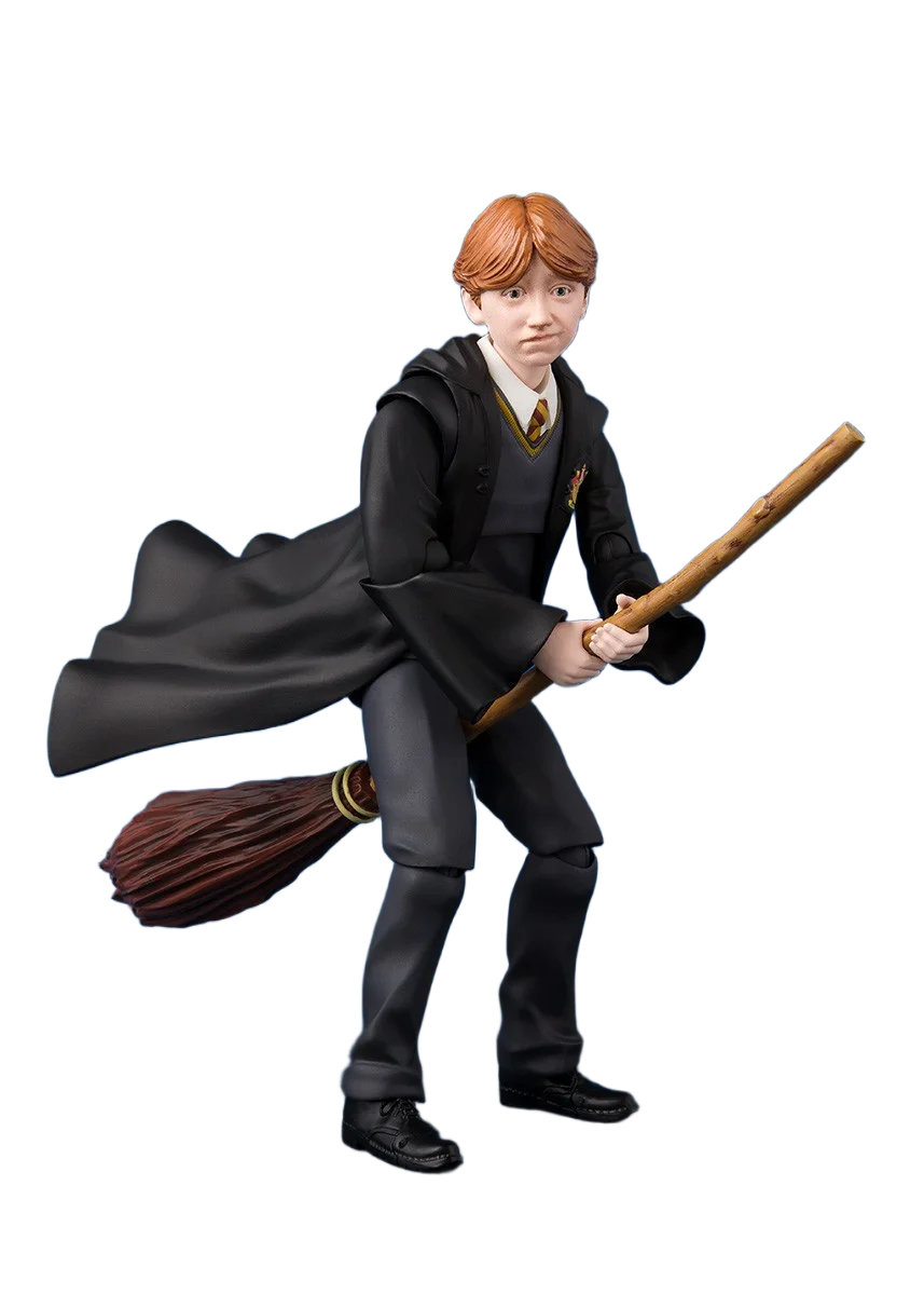 Фото Коллекционная фигурка Bandai SHF Гарри Поттер и Рон Уизли из «Философского камня», аниме-фигурка, игрушка, предмет коллекционирования, декор и подарки для детей №2