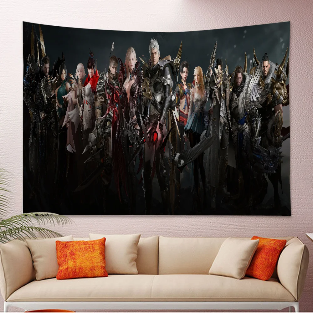 Игра Lost Ark красочный гобелен настенный с цветком хиппи настенные ковры декор для