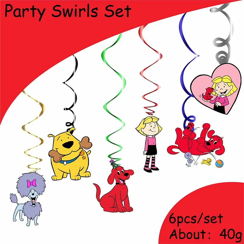 Мультяшный клиффорд большая красная собака тематические принадлежности для