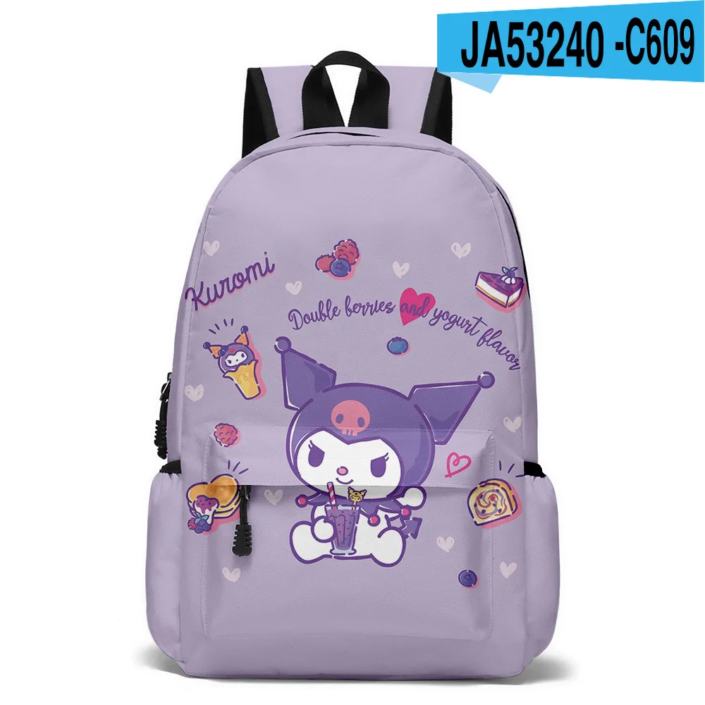 

Sanrio Kuromi 3D Product Printing Around Sanrio Backpack Student Schoolbag Children's Cartoon School Bag Mochila Sports Backpack