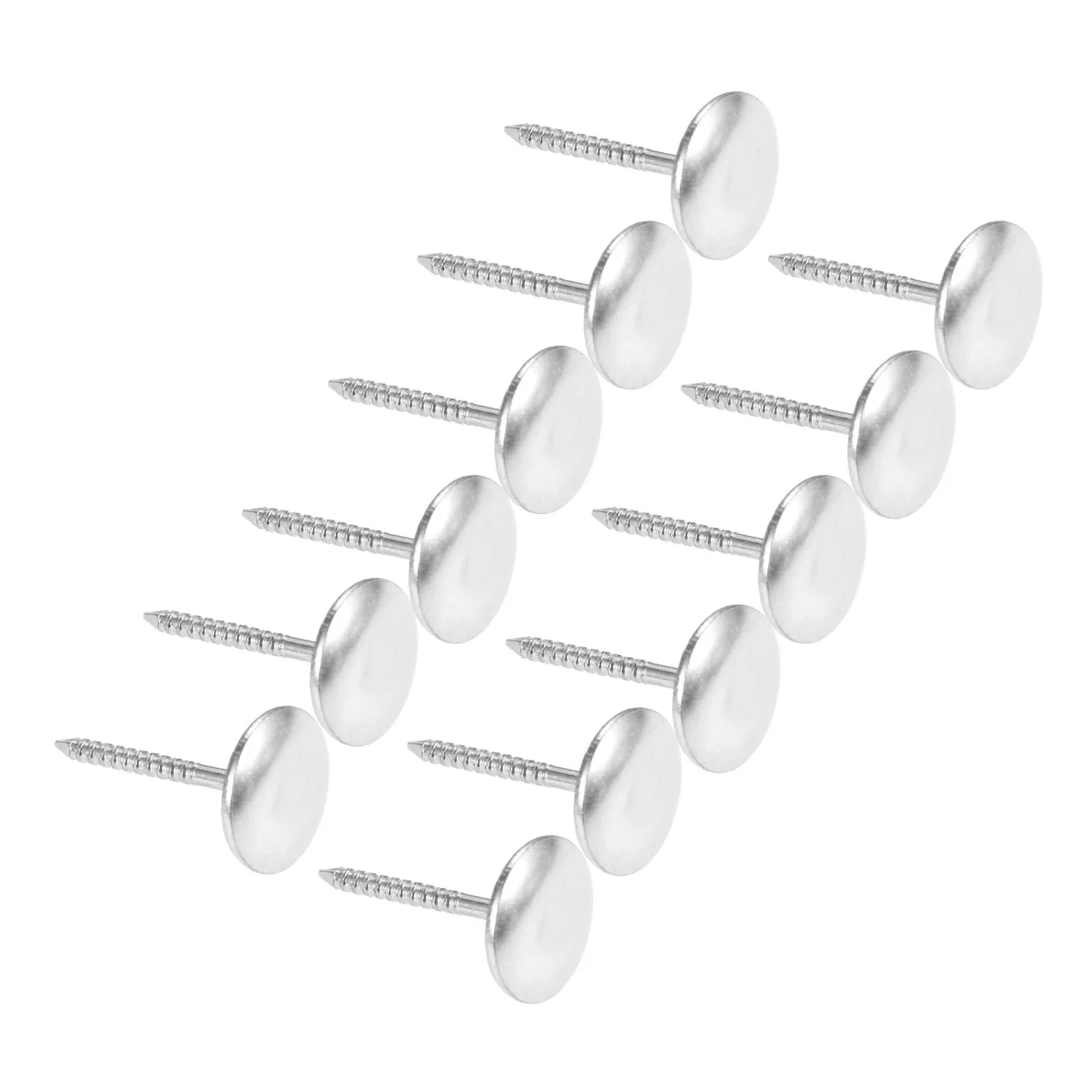 

50Pcs Silver 12*21mm Zinc Alloy Upholstery Nails For Sofa Basket Crafts Jewelry Box Furniture Tack Pushpins Hardware Home Decor