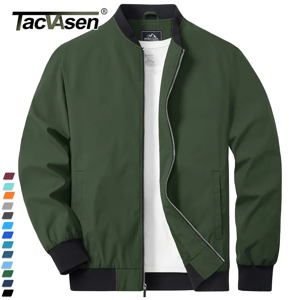 TACVASEN мужская ветровка из полиэстера | AliExpress