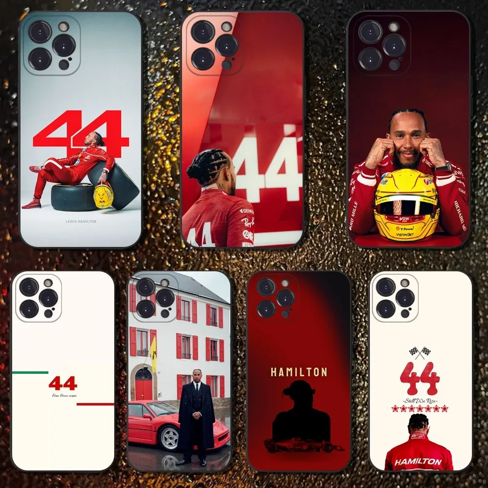 Фото Чехол для телефона L-Lewis Hamilton 44 для iPhone 16,15,14,13,12, 11 Plus, Pro Max, XS, X, XR, SE, Mini, 8,7, мягкий силиконовый черный чехол №1