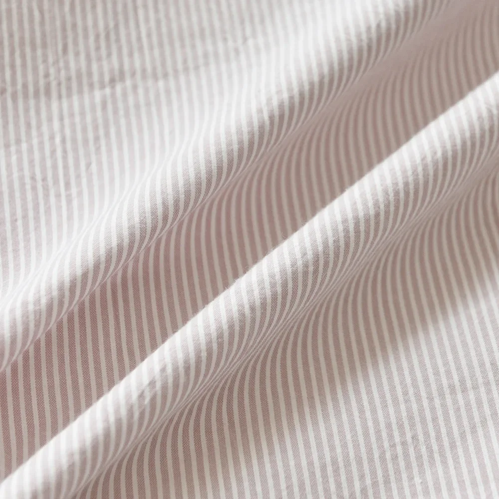 Комплект постельного белья из стираного хлопка без молнии легко носить и снять