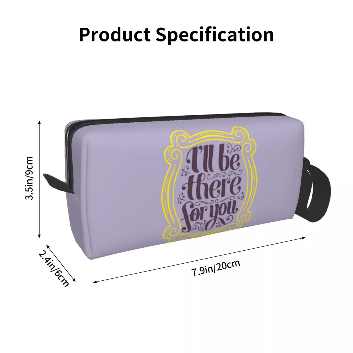 Друзья ТВ-шоу я буду для вас большая косметичка водонепроницаемая сумка дорожные