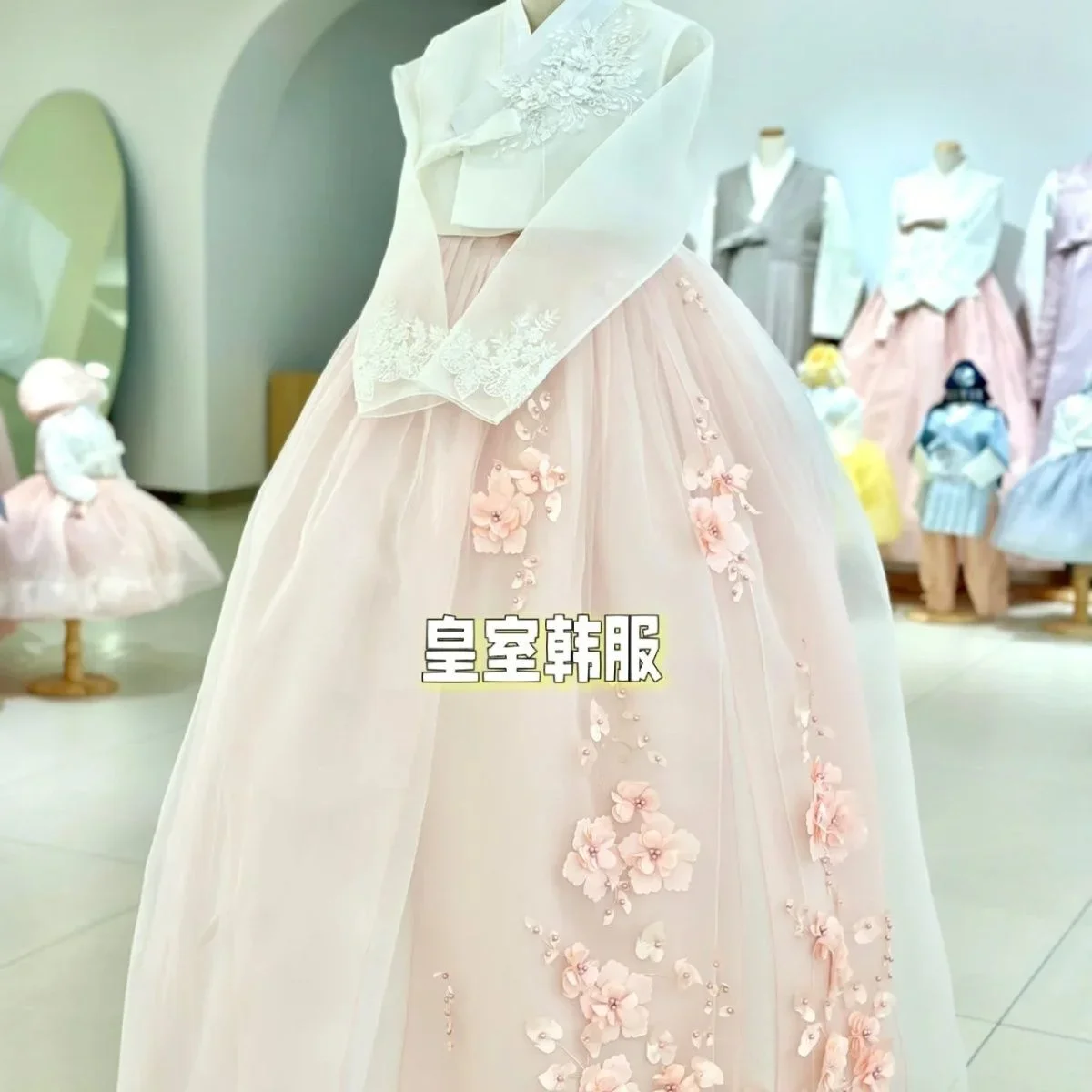 Традиционная корейская одежда платье Hanbok женский наряд для двора Национальный