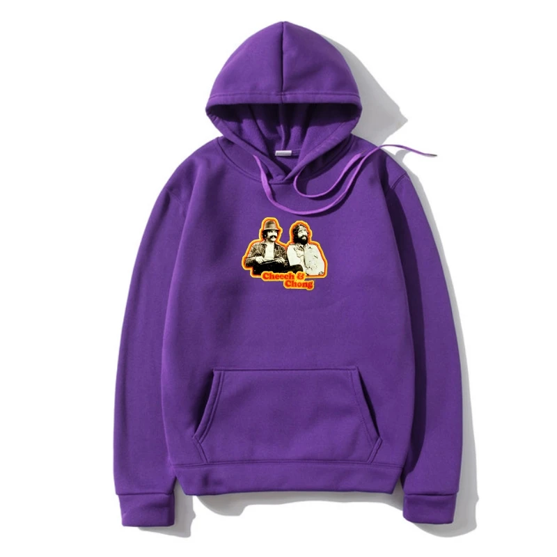 

Cheech Chong Ретро верхняя одежда с капюшоном