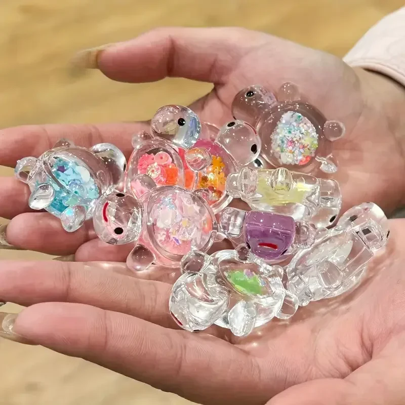 

Набор из 10 светящихся миниатюрных статуэток морских черепах