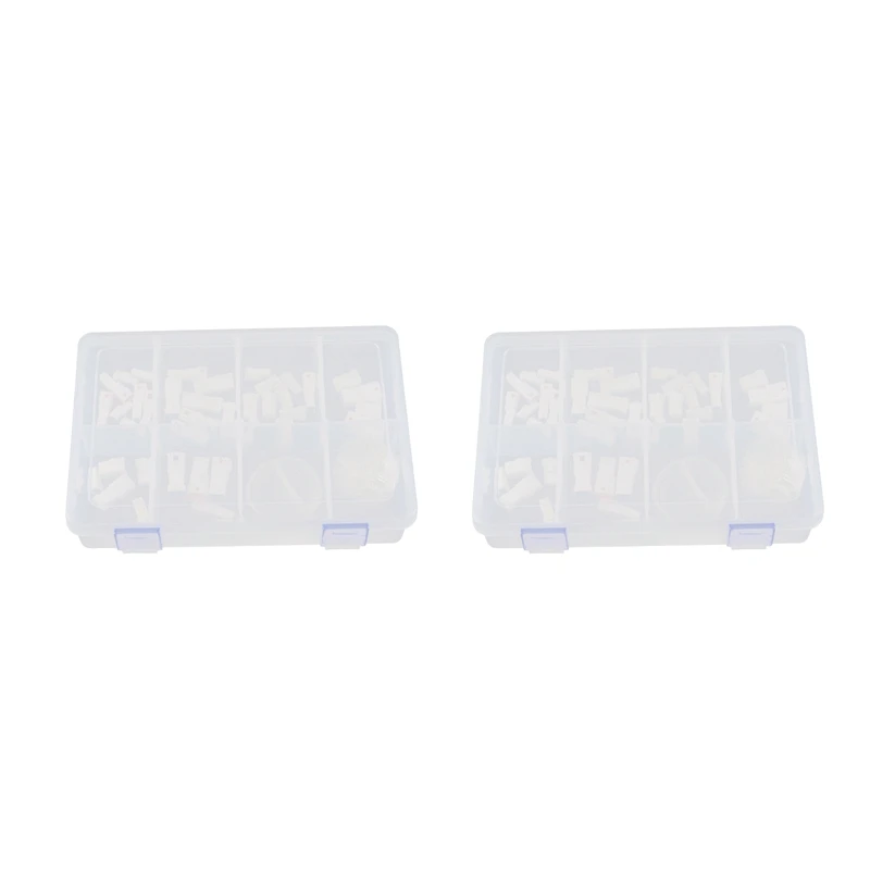 

2 Box Of 19 Sets Automotive Connectors JST02R-JWPF-VSLE 2/3/4/6/8 Pin Waterproof Connectors Male And Female