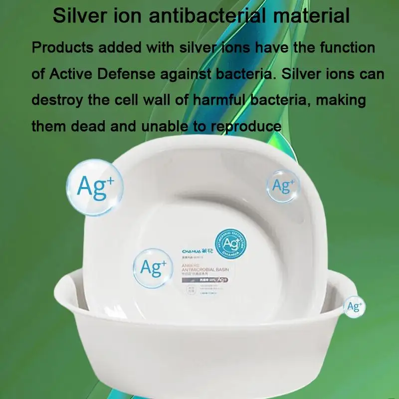 

Camellia Antibacterial Plastic Pot for Washbasin - Square Basin for Hygienic and Stylish Bathroom Décor