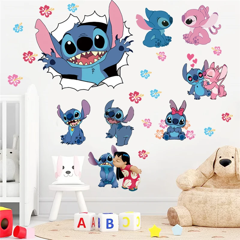 

Настенные наклейки MINISO Лило и Стич