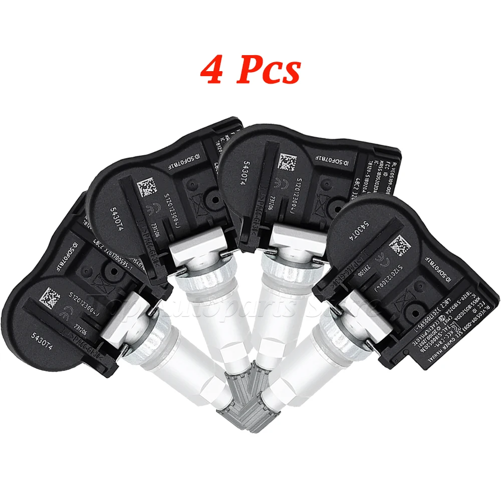 

Для Peugeot 207 307 407 508 607 807 1007 для Citroen C4 C5 C6 C8 5430T4 9673198580 433 МГц Автомобильный датчик давления в шинах TPMS
