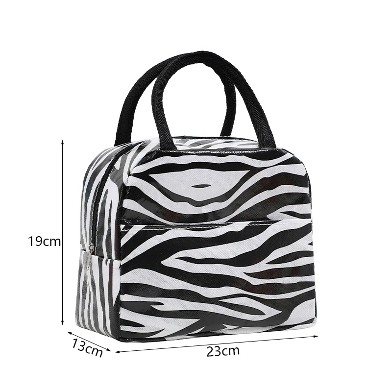 Thermal Insulated Lunch Bags For Kids Women Portable Fridge Bag Tote Cooler Handbags Kawaii Food Bag for Work School Picnic images - 6
