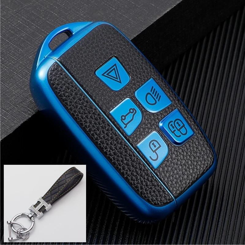 

TPU Car Remote Key Case Cover Shell For Land Rover Range Rover Sport Evoque Freelander Velar Discovery 4 Jaguar XE XJ XF Guitar