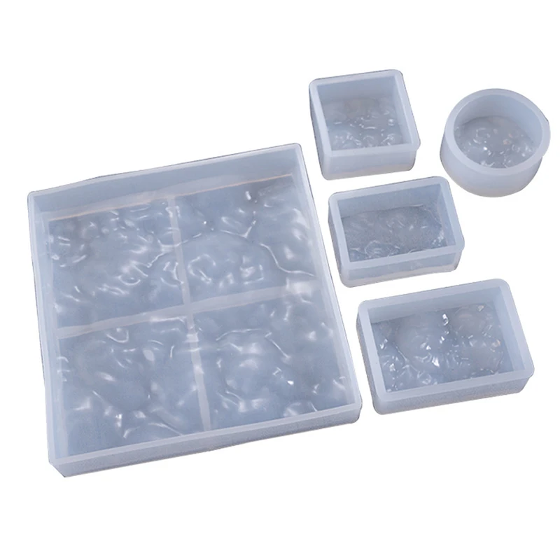 Силиконовая форма в виде волны искусственная для украшений подвесок из смолы