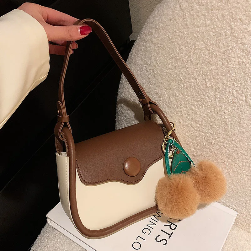 

Маленькая нишевая Высококачественная сумка женская новая маленькая квадратная Ретро сумка модная повседневная простая сумка-мессенджер н...