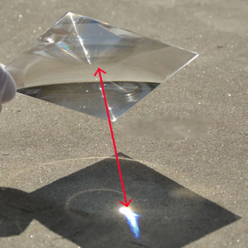 Оптическая пластиковая солнечная линза Френеля PMMA большого размера 320x190 мм с фокусным расстоянием 185 мм, проекторный плоский увеличитель-концентратор.