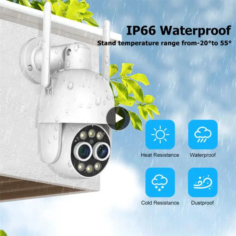 

Ai Human Detection Surveillance Camera Night Vision Outdoor Bidirectional Voice 4mp Wireless Wifi Ip Camera Video Camera Camera